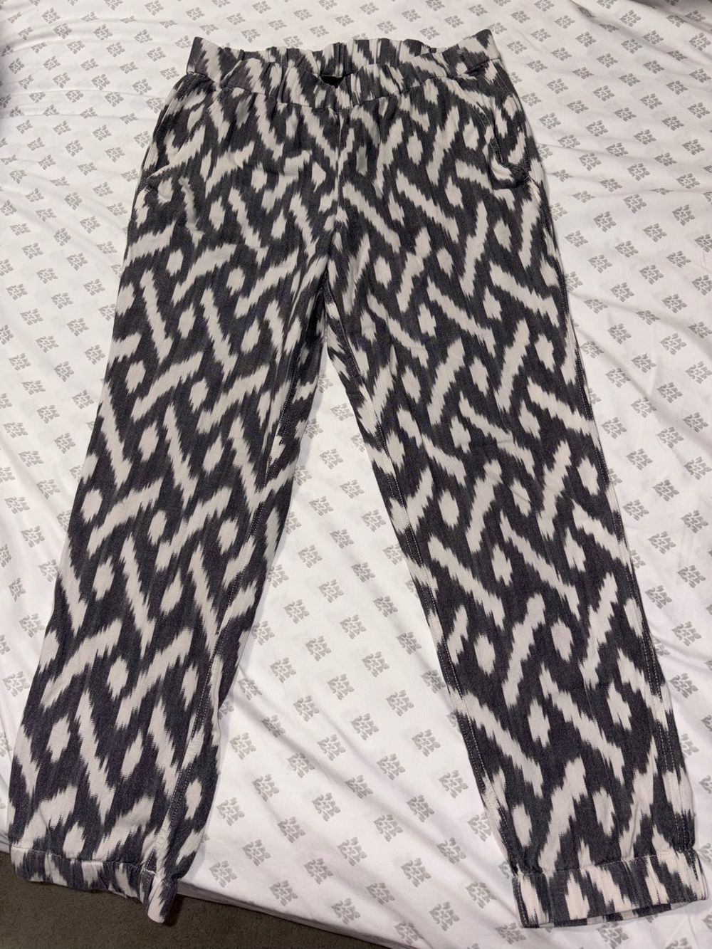 JCrew Black&White Patterned 100% cotton Women’s Jeans, size 4